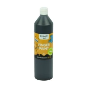 CREALL Fingerpaint farba do malowania palcami  750ml - CZARNA - bez konserwantów