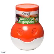 CREALL FINGERPAINT - Spieralna farba do malowania palcami 500 ml - pomarańcz