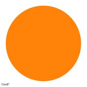 CREALL FINGERPAINT - Spieralna farba do malowania palcami 500 ml - pomarańcz