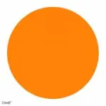 CREALL FINGERPAINT - Spieralna farba do malowania palcami 500 ml - pomarańcz