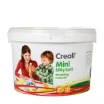 CREALL Mini Silki Soft - mięciutka plastelina dla najmłodszych - 5 x 70 g kolory podstawowe