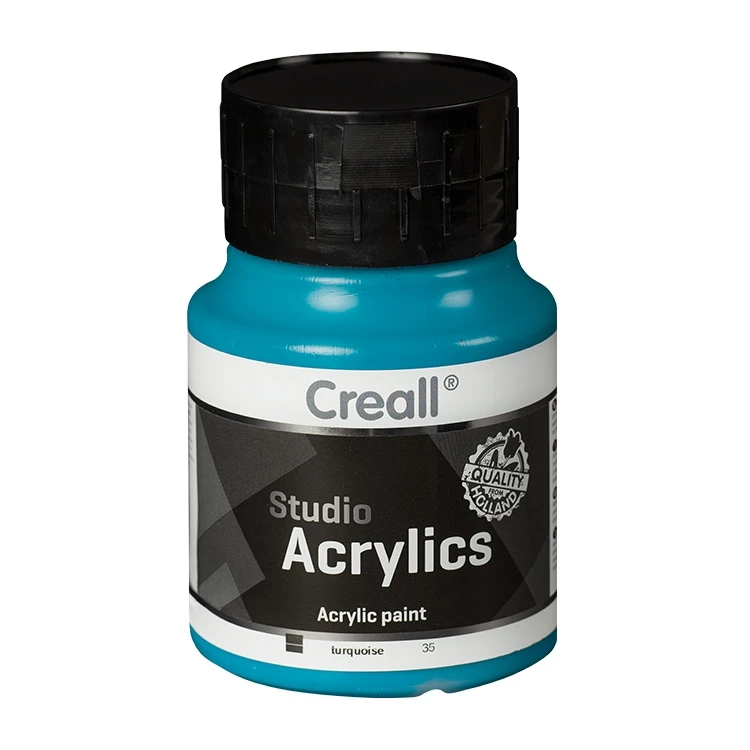 CREALL STUDIO ACRYLICS 500 ml turquoise 35