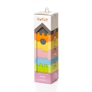 CUBIKA - DREWNIANA WIEŻA SZARY DACH LD-3