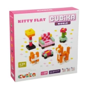 CUBIKA PIXELE 3D MOZAIKA DREWNIANA - KITTY FLAT