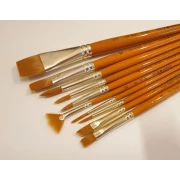 DALER ROWNEY PĘDZLE NYLON. GOLD TAKLON 10 SZT.TUBA
