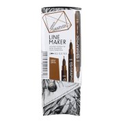DERWENT CIENKOPISY GRAPHIK LINE MARKER SEPIA 3 SZT. 