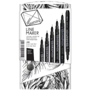 DERWENT CIENKOPISY GRAPHIK LINE MARKER BLACK 6 SZT. 
