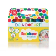 DO A DOT RAINBOW - DUŻE FLAMASTRY KROPKOWE 6 KOL