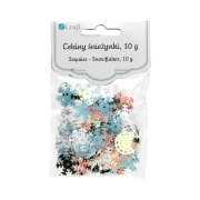 DP CRAFT CEKINY DEKORACYJNE ŚNIEŻKI PASTEL 10g