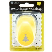 DP CRAFT Dziurkacz 2,5 cm choinka z gwiazdką