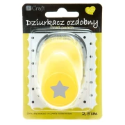 DP CRAFT Dziurkacz 2,5 cm - GWIAZDA