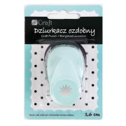 DP CRAFT DZIURKACZ OZDOBNY 1,6 CM SŁOŃCE
