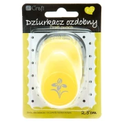 DP CRAFT DZIURKACZ OZDOBNY 2,5CM SASANKA