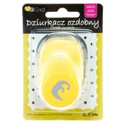 DP CRAFT DZIURKACZ OZDOBNY 2,5CM ZAWIJAS