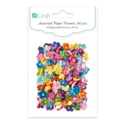 DP CRAFT KWIATY PAPIEROWE 2CM NASYCONE 60SZT