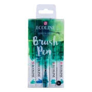 TALENS ECOLINE BRUSHPEN X5 GREEN BLUE