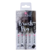 ECOLINE BRUSHPEN X5 GREY