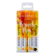 TALENS ECOLINE BRUSHPEN X5 YELLOW