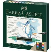 FABER-CASTELL DURER PISAKI AKWARELOWE DWUSTRONNE 10 SZT