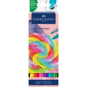 FABER-CASTELL GOLDFABER AQUA PEN PISAKI AKWARELOWE CANDY SHOP 6 KOLORÓW