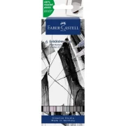 FABER-CASTELL GOLDFABER AQUA PEN PISAKI AKWARELOWE SHADES OF GREY 6 SZTUK