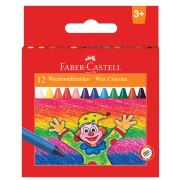 Kredki świecowe Faber-Castell 12 kolorów 90mm