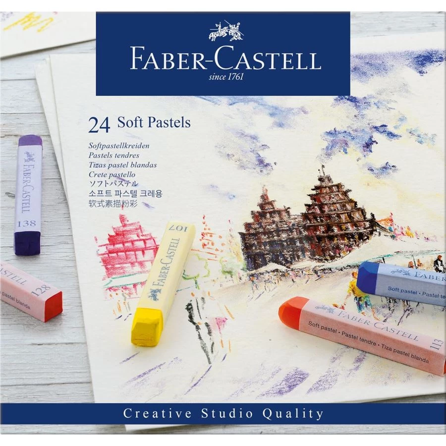 Faber-Castell PASTELE SUCHE CREATIVE 24 KOL 