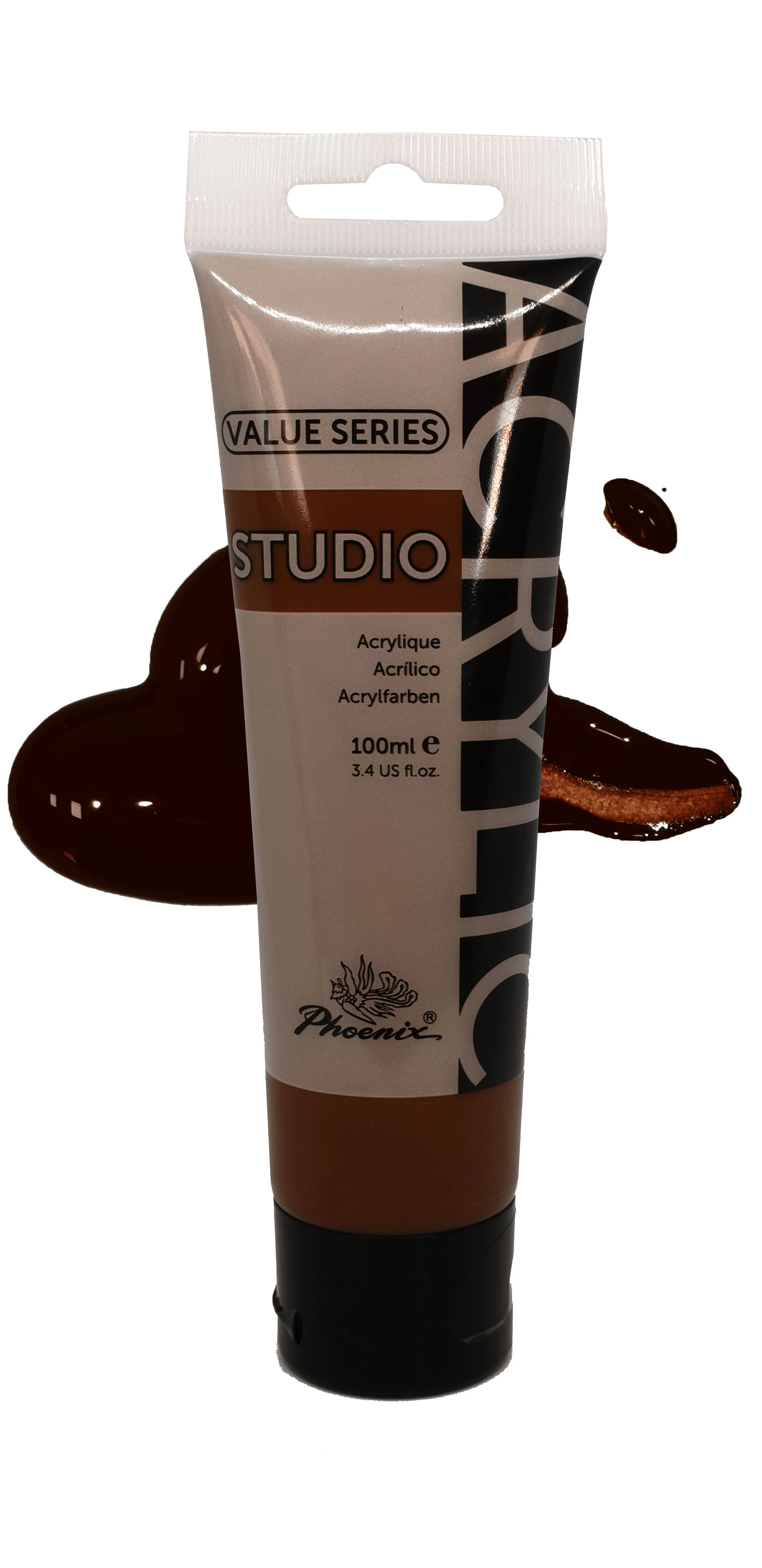 Farba akrylowa PHOENIX 100ml - 687 BURNT UMBER
