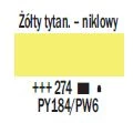 Farba akrylowa TALENS AMSTERDAM 120ml 274 - NICKEL TITANIUM YELLOW