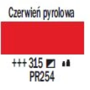 Farba akrylowa TALENS AMSTERDAM 120ml 315 - PYRROLE RED