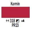 Farba akrylowa TALENS AMSTERDAM 120ml 318 - CARMINE