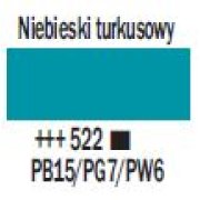 Farba akrylowa TALENS AMSTERDAM 120ml 522 - TURQUOISE BLUE
