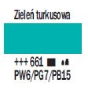 Farba akrylowa TALENS AMSTERDAM 120ml 661 - TURQUOISE GREEN