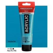 Farba akrylowa TALENS AMSTERDAM 120ml 522 - TURQUOISE BLUE