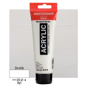 Farba akrylowa TALENS AMSTERDAM 120ml 104 - ZINC WHITE