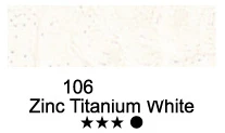 Farba olejna Marie`s 50ml Finest Arts 106 ZINC TITANIUM WHITE