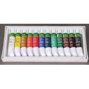 Farby olejne BASICS 12 kolorów po 12 ml
