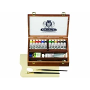 FARBY OLEJNE SCHMINCKE MUSSINI 12X15ML W DREWNIANEJ KASECIE