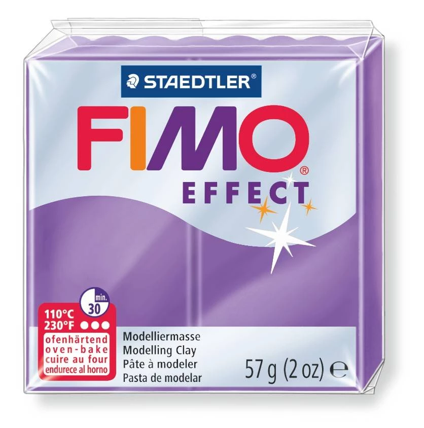FIMO Effect 57 g - fioletowy przeźroczysty