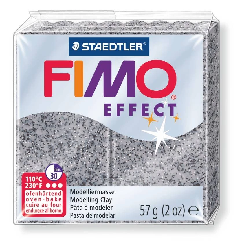 FIMO Effect 57 g - grafitowy marmurkowy