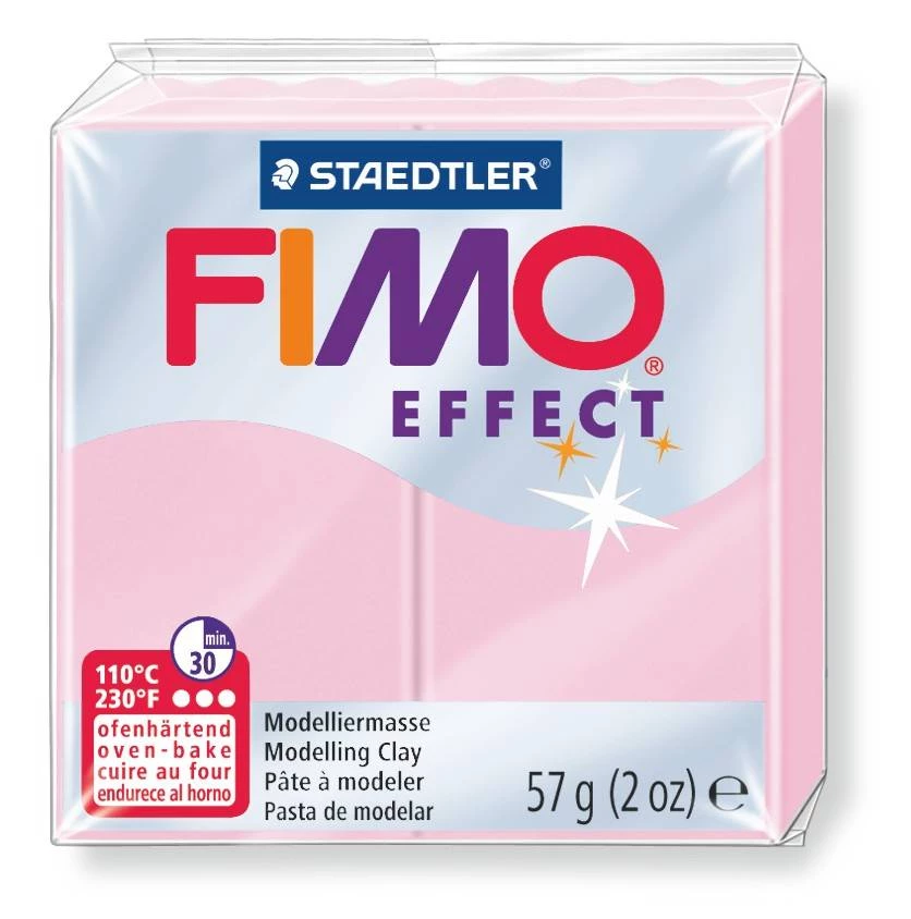 FIMO Effect 57 g - różowy pastelowy