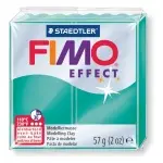 FIMO Effect 57 g - zielony przeźroczysty
