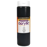 GRADUATE ACRYLIC 500ML BLACK 026