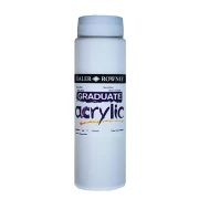 GRADUATE ACRYLIC 500ml  TITANIUM WHITE 011