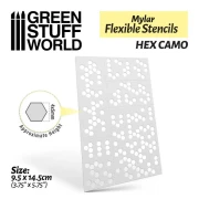 Green Stuff World Szablon HEX CAMO