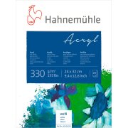 HAHNEMUHLE ACRYL 330 g, 24x32 cm, 20 arkuszy - biały