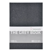 HAHNEMUHLE THE GREY BOOK - szkicownik z szarymi kartkami 120g 40 ark. A5