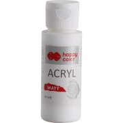 HAPPY COLOR ACRYL MAT 60 ML - PIĘKNA BIEL 