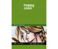 HAPPY COLOR BLOK DO RYSUNKU A4, 300g, 15 ARKUSZY