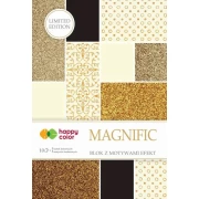 HAPPY COLOR BLOK EFFECT MAGNIFIC GOLD